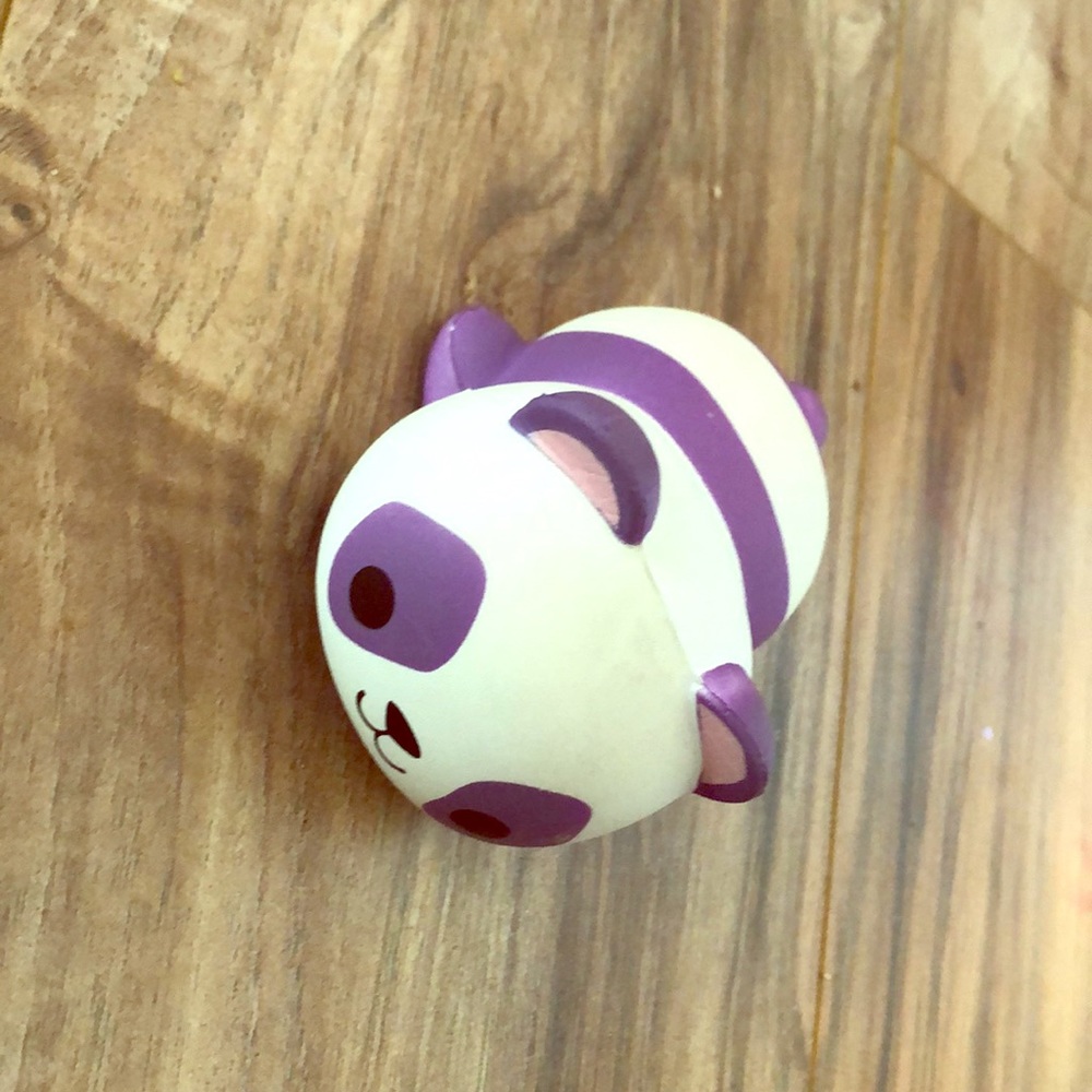 Purple panda squishy